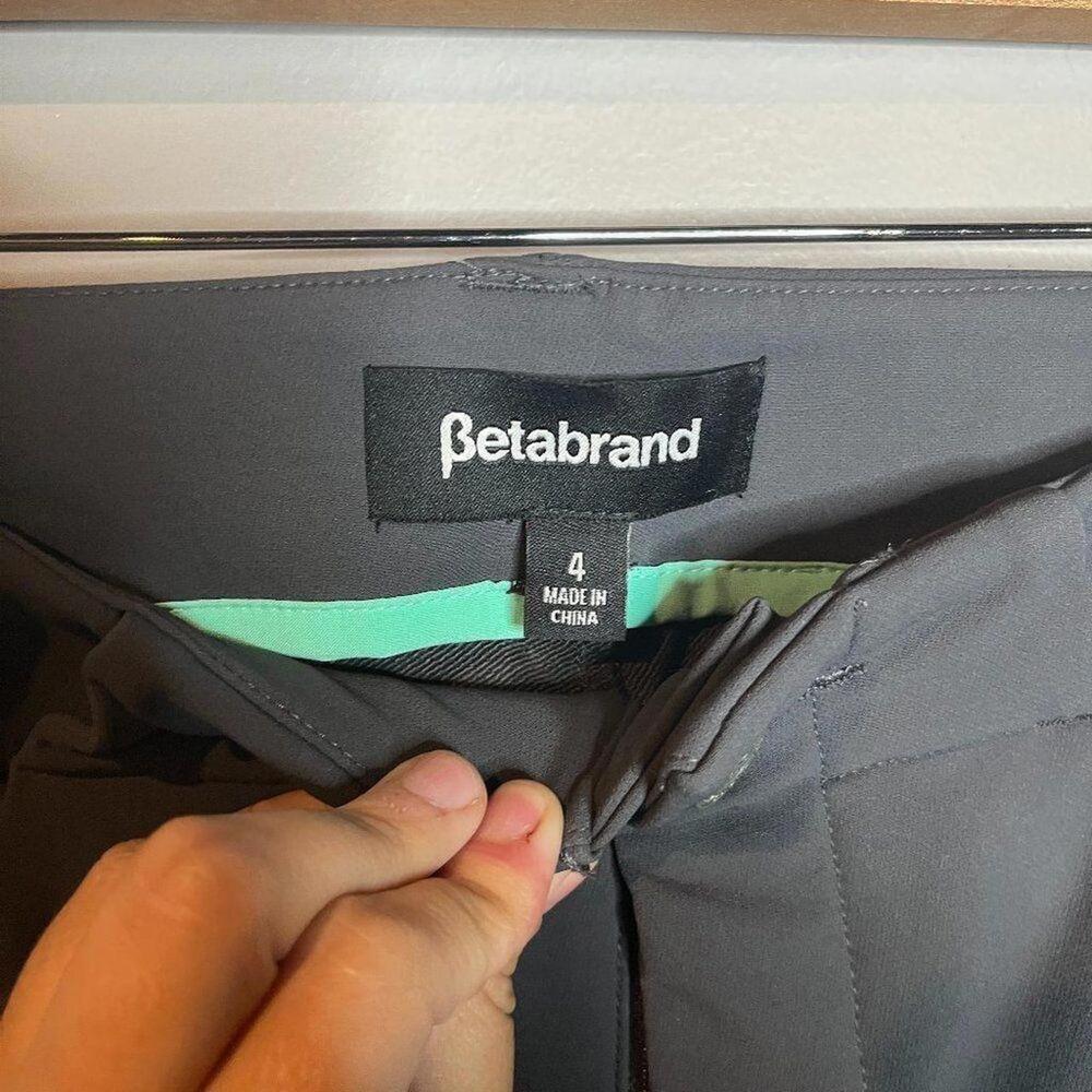 Betabrand thick grey dress pants - Picture 4 of 5